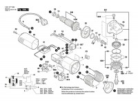 Bosch 0 601 377 5E5 GWS 850 C Angle Grinder 110 V / GB Spare Parts GWS850C